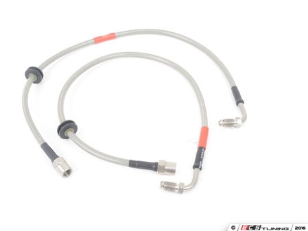 ES#3209771 - BL14 - Front Porsche Conversion Braided Brake Lines - Be sure to have high quality brake lines for your Porsche caliper upgrade! - Creations Motorsport - BMW