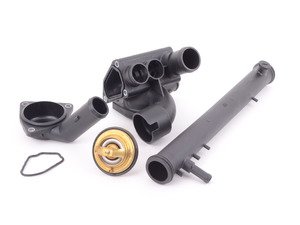 ES#2718472 - VR624VTHKR32 - Plastic Water Pipe Kit - Stage 1 - Includes plastic water pipe - Assembled By ECS - Audi Volkswagen
