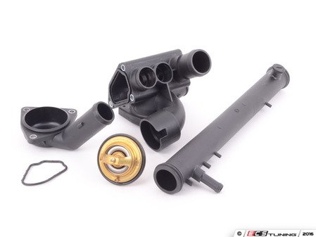 ES#2718472 - VR624VTHKR32 - Plastic Water Pipe Kit - Stage 1 - Includes plastic water pipe - Assembled By ECS - Audi Volkswagen
