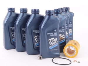 ES#2831193 - 83212365945KT - Genuine BMW Inspection I/Oil Change Kit - Everything needed for an oil service including Genuine BMW Twin Power Turbo oil - Genuine BMW - BMW