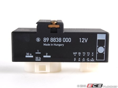 ES#9854 - 1J0919506E - Auxiliary Fan Control Unit - 1 large 4 pin connector and 1 small 10 pin connector - Stribel - Audi Volkswagen