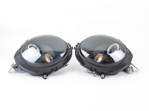 ES#3021246 - 2LHPMINI06JMTM - Halo LED Projector Black Headlights - Pair 2LHP-MINI06JM-TM - LED DRL and black housing halogen projector headlight set! - Spec-D Tuning - MINI