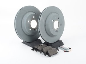 ES#2762576 - 0044204420KT - Rear Brake Service Kit  - Featuring Genuine Mercedes-Benz Rotors And Pads - Genuine Mercedes Benz - Mercedes Benz