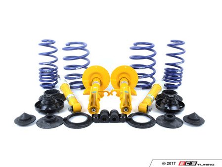 ES#3149310 - E53CUPKITCONVKT - Front & Rear Sport Coil Spring Conversion Kit/Cup Kit - H&R and Bilstein - Eliminate failure-prone high mileage airbags and add confidence-inspiring sure-footedness with Bilstein B6 Heavy Duty dampers and H&R Sport springs - Assembled By ECS - 
