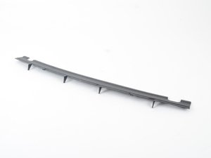 ES#437893 - 8E080724501C - Center Grille Cover (Satin Black) - Located under the hood, above the grilles and front bumper. Helps direct air toward the front radiator. - Genuine Volkswagen Audi - Audi