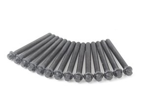 ES#2800330 - 11127831862 - Cylinder Head Bolt - Set - Includes 14 head bolts required to properly torque the head to the block - Ajusa - BMW