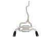 ES#2985597 - 49-36326-B - Cat Back Exhaust System - (NO LONGER AVAILABLE) - Mandrel-bent stainless steel with black tips - AFE - 