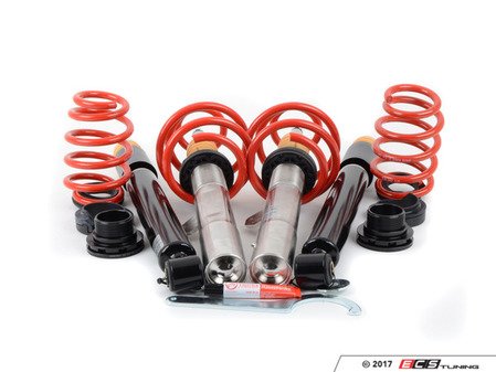 ES#2805446 - 33502361197 - JCW Pro Sport Suspension Kit - Adjustable red spring sport Coilover kit. - Genuine MINI - MINI