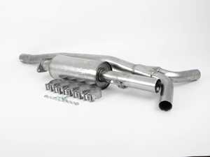 ES#3031832 - 140119 - Stainless Steel Cat-Back Exhaust - S-Type - 2.25" stainless steel with dual 3.15" dual oval-rolled, angle-cut tips - Borla - MINI