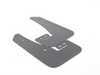 ES#3129665 - MF37URBLKSIL - Mud Flap Kit - Black With Silver Logo - (NO LONGER AVAILABLE) - Durable, polyurethane mud flaps - Rally Armor - 