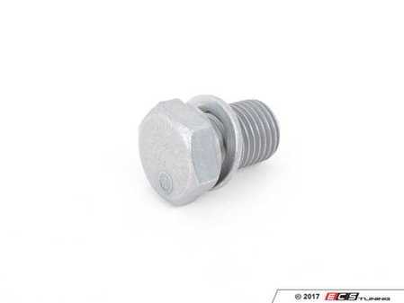 ES#2834954 - N90813202 - Engine Oil Drain Plug with Seal - M14x22x1.5mm - Price Each - Includes crush washer. M14x1.5 - Febi - Audi