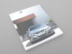 ES#2210358 - 01402606926 - Owner's Manual E90 - E91 W/O Idrive - Genuine BMW - BMW