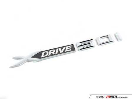 ES#205821 - 51147208561 - E71 Model Emblem - X Drive 50I - Genuine BMW - BMW