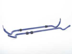 ES#3191252 - 72092 -  Performance Front & Rear Sway Bar Kit - Includes front adjustable (32mm) and rear (26mm) non-adjustable sway bars with required bushings - H&R - Audi