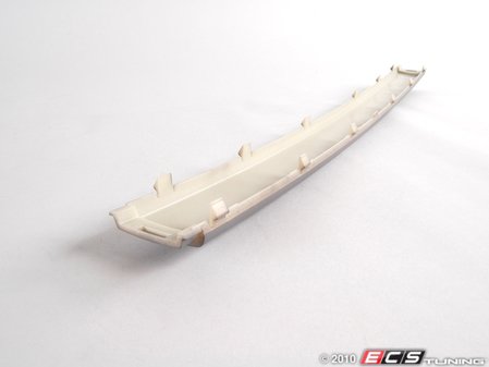 ES#74335 - 51117005985 - License Plate Filler Trim  - Bumper Guard - Primed and ready for paint - Genuine BMW - BMW