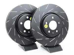 ES#2620629 - USR1838 - Front Slotted Brake Rotors - Pair (320x30) - Reduce the fading, improve your braking - EBC - Audi