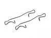 ES#3190958 - HW13392 - Disc Brake Hardware Kit - Rear - Metal spring wire on the outside of the caliper - Dorman - MINI