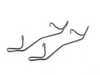 ES#3190958 - HW13392 - Disc Brake Hardware Kit - Rear - Metal spring wire on the outside of the caliper - Dorman - MINI