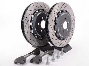ES#3221135 - 003883ecs01ktKT4 - Front Big Brake Upgrade Kit - Stage 4 - 2-Piece Rotors (380x34) - Everything necessary to upgrade your stage-3 RS caliper 365mm kit to the stage-4 380mm kit. - ECS - Audi