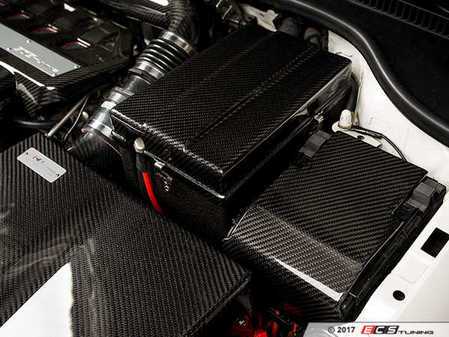 ES#3187910 - 019722ecs01KT -  Carbon Fiber Battery Cover Kit - Ditch the plastic and upgrade to an ECS Aluminum / Carbon Fiber Battery Cover Kit! - ECS - Audi Volkswagen