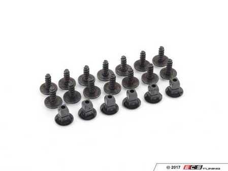 ES#2776966 - 1K0898788KT - Front Fender Liner Hardware Kit - Complete hardware kit to secure one fender liner - Assembled By ECS - Volkswagen