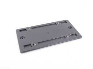 ES#3088284 - 8W58271139B9 - Rear License Plate Bracket - Satin Black - A proper mount to display your rear license plate - Genuine Volkswagen Audi - Audi