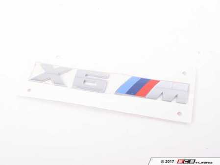 ES#2921980 - 51148057983 - Model Emblem - X6M - Genuine BMW - BMW