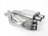 ES#2827492 - SSXAU375 - Cat-Back Exhaust System - Non-Resonated Race Version - 2.37" stainless steel with quad 100mm black Cerakote tips - Milltek Sport - Audi