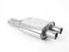 ES#2827492 - SSXAU375 - Cat-Back Exhaust System - Non-Resonated Race Version - 2.37" stainless steel with quad 100mm black Cerakote tips - Milltek Sport - Audi