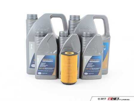 ES#250670 - d3w123kkt - ECS Tuning Oil Service Kit - Includes 13 Liters Pentosin 5w-40 Synthetic 502 rated motor oil, and oil filter - Assembled By ECS - Audi Volkswagen