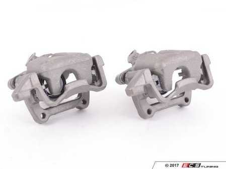 ES#3161679 - L2976KT - Rear Brake Calipers - Pair - Non-powdercoated calipers for OE replacement - Power Stop - Volkswagen