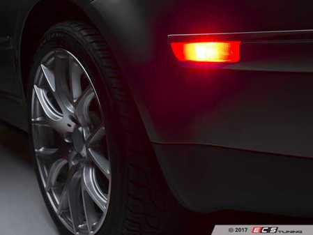ES#3234431 - 023762ziz01KT - LED Rear Side Marker Lights - Pair - Add crisp, bright RED lighting to your rear bumper side markers in minutes - ZiZa - Volkswagen