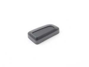 ES#452521 - 8K09598174PK - Front Power Seat Control Knob - Sabre (Black) - Left - Rear position knob that controls the upper seat backrest adjustment - Genuine Volkswagen Audi - Audi