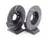 ES#521604 - GD1284 - Rear Slotted & Dimpled Brake Rotors - Pair (260x12) - Reduce brake fade and add stopping performance - EBC - Audi Volkswagen