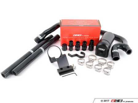 ES#3142968 - 016632ecs01KT -  Performance Baffled Oil Catch Can System - Audi B8 S4/S5 3.0T - Keep your B8 S4/S5 3.0T intake tract clean and carbon free - ECS - Audi