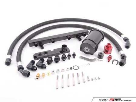 ES#2793986 - IEBACC1 - Recirculating Catch Can Kit - Everything needed to add a catch can to your FSI using the OEM valve cover. - Integrated Engineering - Volkswagen