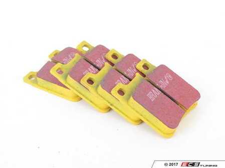 ES#521123 - DP4887R - Rear Yellowstuff Performance Brake Pad Set - EBC's premium sport street pad that offers high friction levels and heat fade resistance - EBC - Mercedes Benz
