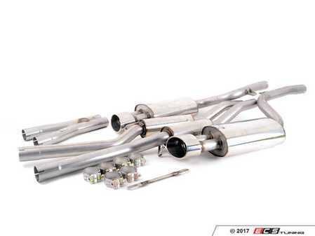 ES#2827263 - SSXAU060 - Cat-Back Exhaust System - Resonated - 2.36" stainless steel with dual oval polished tips - Milltek Sport - Audi