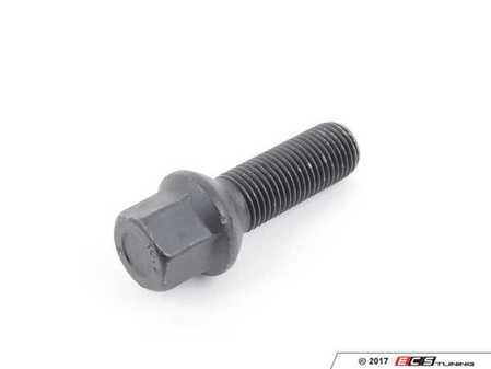 ES#2731471 - 1453703SW - Ball Seat Wheel Bolt - Black - 14x1.5x37mm - Priced Each - Produced for running spacers with your OE wheels - H&R - Audi Volkswagen