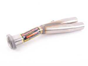 ES#3033416 - 043411 - Supersprint Connecting Pipes for Racing Muffler - This Y pipe is used to connect the single pipe exhaust to a dual pipe muffler - Supersprint - BMW
