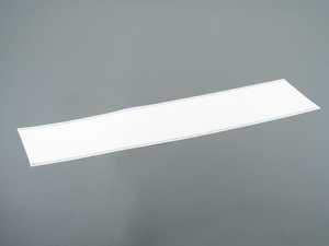 ES#2136593 - 51147281511 - Bonnet / Hood Stripe - White With Black Pinstripe - Left - Left side hood traditional decal stripe - Genuine MINI - MINI