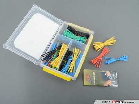 ES#2938492 - ATD393 - 235 Pc. Heat Shrink Tube Assortment - Keep your wires neat and clean - ATD Tools - Audi BMW Volkswagen Mercedes Benz MINI Porsche