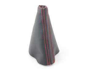 ES#3178019 - 5234-1K-532 - BFI DSG / Automatic Leather Shift Boot - Red Stitching - Compliment your BFI shift knob with a custom shift boot made from the finest materials available - Black Forest Industries - Volkswagen