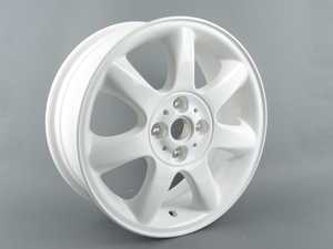 ES#65022 - 36116775800 - R94 Bridge Spoke Wheel 16" (4x100) White - Priced Each - 16 X 6.5 ET:48 - Genuine MINI - MINI