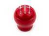 ES#3237055 - 08231178 - Contour Shift Knob - Red Gloss - With 6-Speed Engraving - Smooth out notchy shifting with this shift knob from Raceseng's Mass Series weighing in at 500g. - Raceseng - Audi BMW Volkswagen Mercedes Benz MINI Porsche