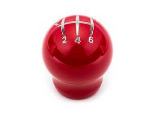 ES#3237055 - 08231178 - Contour Shift Knob - Red Gloss - With 6-Speed Engraving - Smooth out notchy shifting with this shift knob from Raceseng's Mass Series weighing in at 500g. - Raceseng - Audi BMW Volkswagen Mercedes Benz MINI Porsche