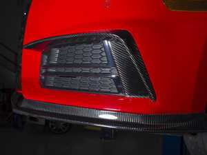 ES#3195023 - 019511ecs01KT - Carbon Fiber Grille Accent Set - (NO LONGER AVAILABLE) - Hand-laid carbon fiber to upgrade your exterior styling - ECS - Audi