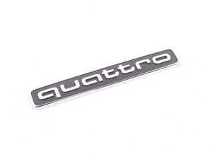 ES#2772604 - 4G08537372ZZ - 'Quattro' Name Plate - Replace your damaged or missing name plate with a new one! - Genuine Volkswagen Audi - Audi