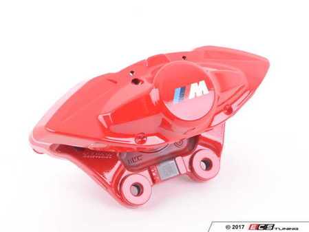 ES#2590068 - 34206855483 - Red BMW M Performance Rear Caliper - Left - Stop fast and look great doing it - Genuine BMW M Performance - BMW
