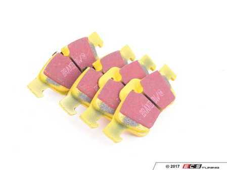 ES#2070803 - DP41593R - Rear Yellowstuff Performance Brake Pad Set - EBC's premium sport street pad that offers high friction levels and heat fade resistance - EBC - Mercedes Benz